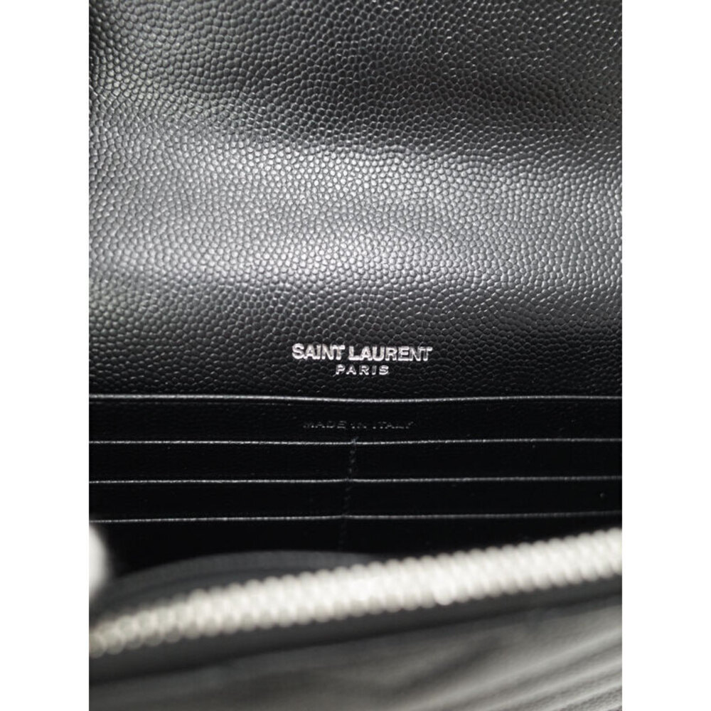 SAINT LAURENT PARIS Monogram Envelope Chain Wallet - Picture 5 of 9